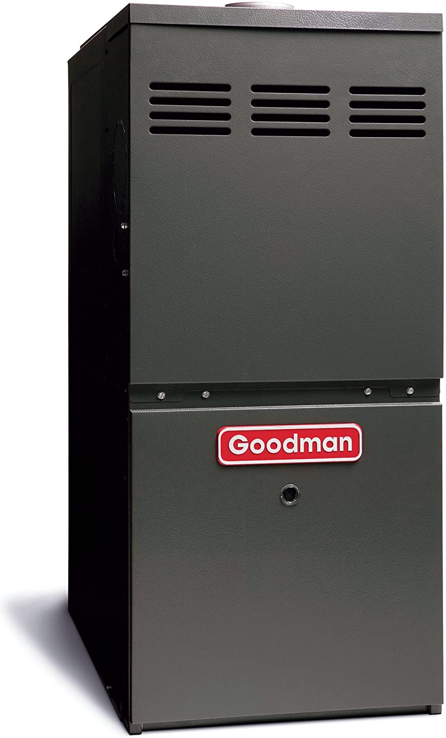 Goodman furnace isolated on white background.